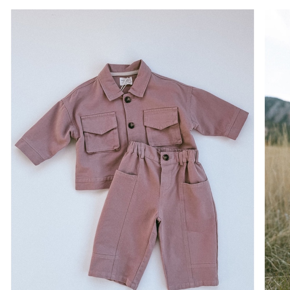 Kids Casual Tan Pants